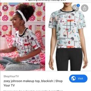 Opening Ceremony Makeup Shirt NWOT